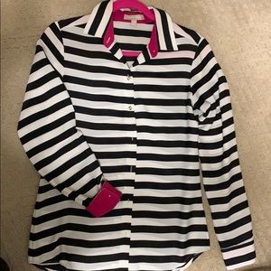 Banana republic striped blouse